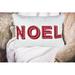 The Holiday Aisle® 14"X20" Noel Christmas Throw Pillow w/ Insert Polyester/Polyfill blend | 14 H x 20 W x 5 D in | Wayfair