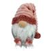 The Holiday Aisle® Grey & Pink Sitting Fabric Gnome 10.6" | 10.63 H x 7.9 W x 5.9 D in | Wayfair F9186DEB5B0044D29624421B260A9FB6