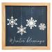 The Holiday Aisle® Christmas Beaded Snowflake Decor Wood in Brown | 11.75 H x 11.75 W x 1 D in | Wayfair D7510E6B28114BB186E964E331D5D5B5