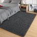 Gray 63 x 48 x 1.8 in Area Rug - Mercer41 Delayza Solid Color Machine Woven Microfiber Area Rug in Microfiber | 63 H x 48 W x 1.8 D in | Wayfair