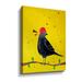 Zoomie Kids Messenger Bird No. 2 - Painting on Canvas in Blue/Red/Yellow | 24 H x 18 W x 2 D in | Wayfair 81C1A18FEA4840D0A2C6E95E22CFA51A
