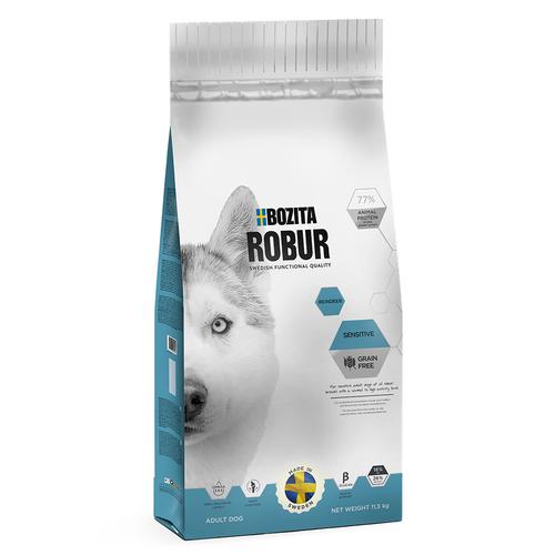 11,5kg Bozita Robur Sensitive Grainfree Reindeer Trockenfutter für Hunde