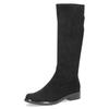 Schlupfstiefel CAPRICE, Damen, Gr. 40,5, XS-Schaft, schwarz, Textil, unifarben, klassisch, Schuhe, Blockabsatz, Langschaftstiefel in klassischer Linie, XS Schaft