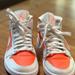 Nike Shoes | Nike Air Jordan’s- Ladies Size 6 | Color: Orange/White | Size: 6