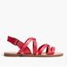 Madewell Shoes | New Madewell Boardwalk Multistrap Sandal | Color: Red | Size: 9.5