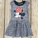 Disney Dresses | Adorable Girl's Disney Black White Minnie Mouse Dress Size 5t Back To School | Color: Black/White | Size: 5tg