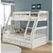 Viv + Rae™ Beckford Twin Over Full Solid Wood Standard Bunk Bed Wood in Gray | 66 H x 57 W x 78 D in | Wayfair FDFFAFA8DF414C96977A50ACA6E00158