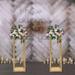 2PCS Metal Flower Rack Indoor Column Wedding Decorations Stand