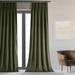 Exclusive Fabrics Signature Pleated Blackout Velvet Curtain (1 Panel)