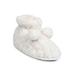Women's Quilted Teddy Bear Slipper Boot With Poms Slippers by GaaHuu in Natural (Size L(9/10))