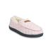 Women's Quilted Jersey Mocassin Slipper Slippers by GaaHuu in Pink (Size M(7/8))