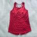 Nike Tops | Nike Dri Fit Mesh Running Racerback Tank Womens Size S Red Pink White Colorblock | Color: Red/White | Size: S