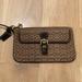 Coach Bags | Coach Women’s Large Classic Print With Leather Wristlet | Color: Brown/Tan | Size: Os