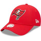 Women's New Era Red Tampa Bay Buccaneers Simple 9FORTY Adjustable Hat