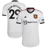 Men's adidas Aaron Wan-Bissaka White Manchester United 2022/23 Away Authentic Player Jersey