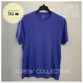 J. Crew Shirts | (Nwt) J. Crew Washed Short Sleeve Indigo Top / Shirt 100% Cotton | Color: Blue/Purple | Size: L