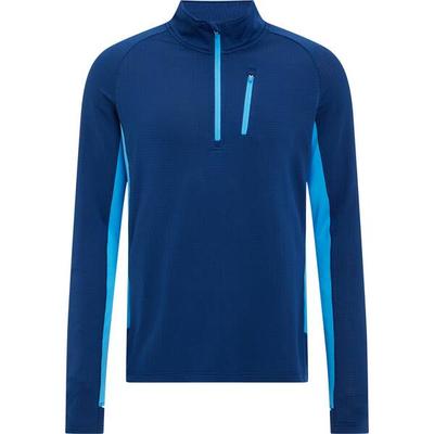 ENERGETICS Herren Herren Running-Longshirt William III, Größe M in Blau