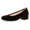 Pumps GABOR "ATHEN", Damen, Gr. 39, schwarz, Textil, klassisch, Schuhe, Abendschuh, Festtagsschuh, Blockabsatz, in komfortabler Schuhweite G