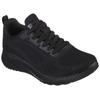 Sneaker SKECHERS "BOBS SQUAD CHAOS - FACE OFF", Damen, Gr. 37, schwarz, Textil, sportlich, Schuhe, Freizeitschuh, Halbschuh, Schnürschuh Maschinenwäsche, G-Weite