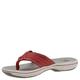 Clarks Damen Breeze Sea Flipflop, Rot Synthetik, 44 EU