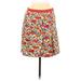 City DKNY Casual Skirt: Red Print Bottoms - Women's Size 6 Petite