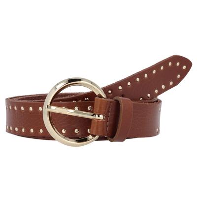 Vanzetti - Nietengürtel Leder Gürtel 1 ct Braun Damen