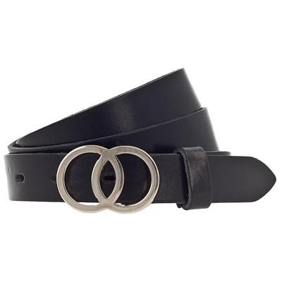 Vanzetti Gürtel Leder 85 cm Schwarz Damen Image