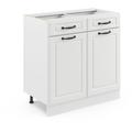 Vicco - Meuble bas "R-Line 80cm style campagnard blanc avec tiroir