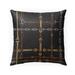 BRIDAL & BITS PLAID CHARCOAL Indoor|Outdoor Pillow by Kavka Designs