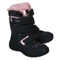 Superfit - Klett-Stiefel Crystal - Dots In Blau/Rosa, Gr.30