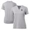 Women's Cutter & Buck Heather Gray Detroit Tigers DryTec Forge Stretch V-Neck Blade Top
