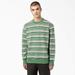 Dickies Men's Westover Striped Sweatshirt - Dark Ivy Variegated Stripe Size M (TWR25)