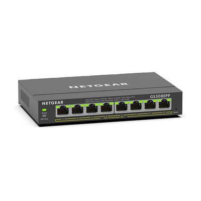 Netgear GS308EPP 8-Port Gigabit PoE+ Compliant Managed Switch GS308EPP-100NAS