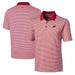 Men's Cutter & Buck Red Buffalo Bills Big Tall Forge Tonal Stripe Stretch Polo