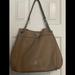 Coach Bags | Coach Edie Turn Lock Taupe Leather Shoulder Bag Hobo 36855 | Color: Tan | Size: Os