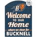 Blue Bucknell Bison 16'' x 22'' Marquee Sign