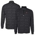 Men's Cutter & Buck Black Arizona Diamondbacks Big Tall Traverse Camo Print Stretch Quarter-Zip Pullover Top