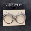 Nine West Jewelry | Nine West Silver Heart Hook Earrings (E117). | Color: Silver | Size: Os