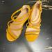 Torrid Shoes | Faux Suede Mustard Heels | Color: Gold | Size: 8w