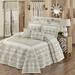 Serenta Grande Bedspread Set Ecru, California King, Ecru