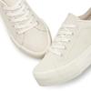 Sneaker LASCANA, Damen, Gr. 42, beige, Obermaterial: 100% Textilmaterial. Futter: 100% Textilmaterial. Decksohle: 100% Textilmaterial. Laufsohle: 100% Synthetik, unifarben, casual, Schuhe Plateausneaker, Schnürhalbschuh, Freizeitschuh aus Textil mit...