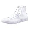 Sneaker CONVERSE "Chuck Taylor All Star Hi Monocrome Leather", Gr. 37, weiß, Leder, sportlich, Schuhe Canvassneaker Sneaker high Sneakerboots Skaterschuh