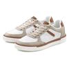 Sneaker AUTHENTIC LE JOGGER, Herren, Gr. 44, gelb (weiß, camelfarben), Obermaterial: 100% Lederimitat. Futter: 100% Textilmaterial. Decksohle: 100% Textilmaterial. Laufsohle: 100% Synthetik, mehrfarbig, sportlich, Schuhe, Schnürhalbschuh,...