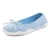 Sneaker Ballerinas LASCANA, Damen, Gr. 42, blau (hellblau), Obermaterial: 100% Textilmaterial. Decksohle: 100% Textilmaterial. Laufsohle: 100% Synthetik, unifarben, sportlich, Schuhe, Slipper, Halbschuh, ultraleicht zum Reinschlüpfen VEGAN