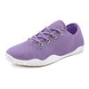 Sneaker LASCANA, Damen, Gr. 42, lila, Obermaterial: 100% Textilmaterial. Decksohle: 100% Textilmaterial. Laufsohle: 100% Synthetik, unifarben, casual, Schuhe, mit ultraflache Sohle, superleicht, Schnürhalbschuhe, Unisex VEGAN