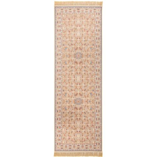 "Orientteppich MORGENLAND ""Orientteppich - Anaa läufer"" Teppiche Gr. B/L: 100 cm x 200 cm, 8 mm, 2 m², 1 St., beige Geknüpfte Teppiche"