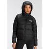 Daunenjacke THE NORTH FACE "HYALITE", Damen, Gr. L (42), schwarz, Obermaterial: 100% Nylon. Füllung: 80% Daunen, 20% Federn, sportlich, Langarm abgesteppt, Jacken, Winterjacke Wasserabweisend & Winddicht & Atmungsaktiv & wärmend