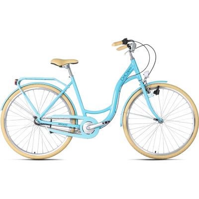 Cityrad DACAPO "Milano" Fahrräder Gr. 51cm, 28 Zoll (71,12cm), blau (hellblau + hellblau) für Damen, Nabenschaltung