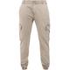 Cargohose URBAN CLASSICS "Herren Washed Cargo Twill Jogging Pants" Gr. 32, Normalgrößen, beige (sand) Herren Hosen Cargohosen