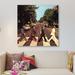 East Urban Home Abbey Road by Radio Days - Gallery-Wrapped Canvas Giclée Print Canvas in Black/Brown/Green | 48 H x 48 W x 1.5 D in | Wayfair